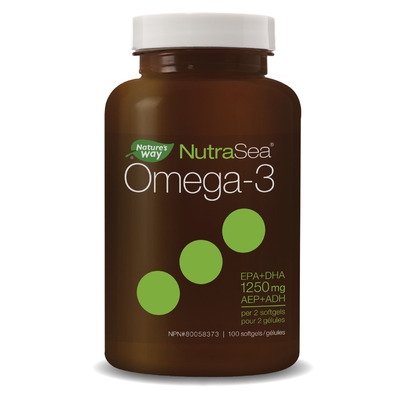 NutraSea Omega-3 Liquid Gels 1250mg EPA + DHA