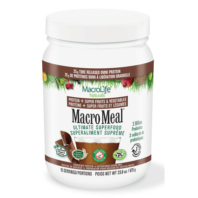 MacroLife Naturals MacroMeal Omni Protein Chocolate