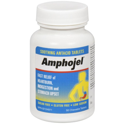 Amphojel Soothing Antacid Tablets