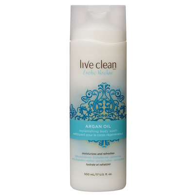 Live Clean Argan Oil Replenishing Body Wash