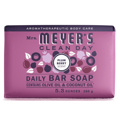 Mrs. Meyer's Clean Day Bar Soap Plumberry