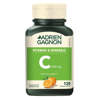 Adrien Gagnon Vitamin C 500mg Chewable Orange