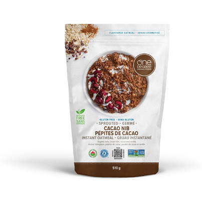 One Degree Organic Sprouted Cacao Nib Instant Oatmeal