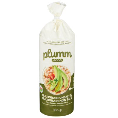 Plum.M.Good Organic Multigrain Rice Cakes Unsalted