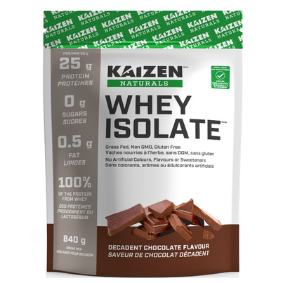 Kaizen Naturals Whey Isolate Decadent Chocolate