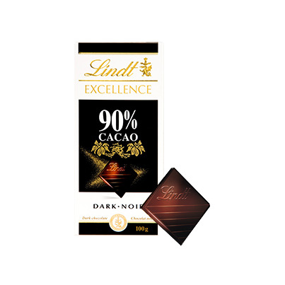 Lindt Excellence 90% Cacao Dark Chocolate Bar