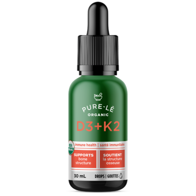 Pure-le Organic Vitamin D3 + K2 Drops