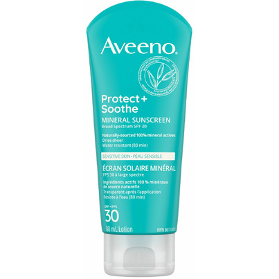 Aveeno Protect + Soothe Sensitive Skin Mineral Sunscreen SPF 30