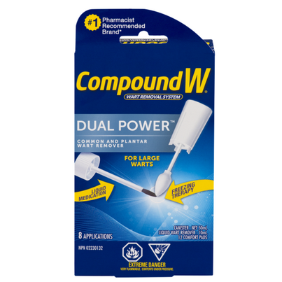 Compound W Dual Power Wart Remover For Large Warts