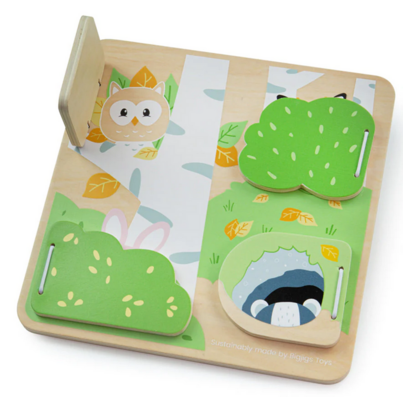 Bigjigs Toys Woodland Hide And Seek Puzzle
