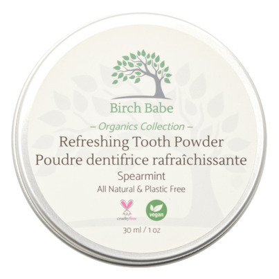 Birch Babe Tooth Powder Spearmint Large