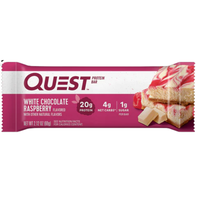 Quest Nutrition Protein Bar White Chocolate Raspberry