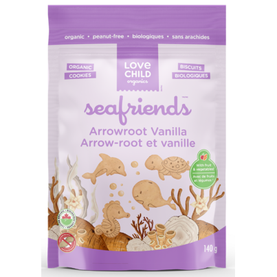 Love Child Organics Seafriends Arrowroot Vanilla