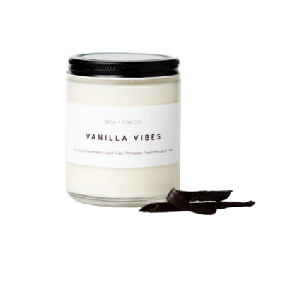 Wax + Fire Soy Candle Vanilla Vibes