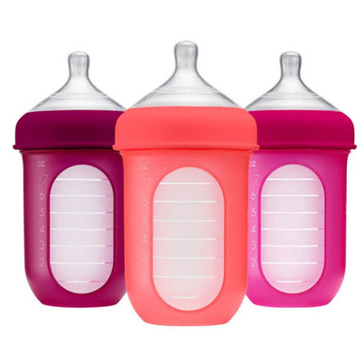 Boon Nursh 8oz Bottle Pack Pink Multi