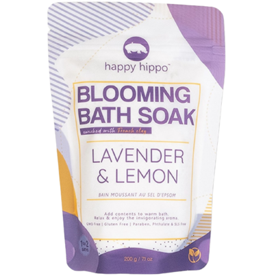 Happy Hippo Blooming Bath Soak Lavender & Lemon