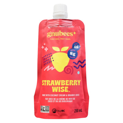 Gnubees+ Functional Fruit Shake Strawberry Wise