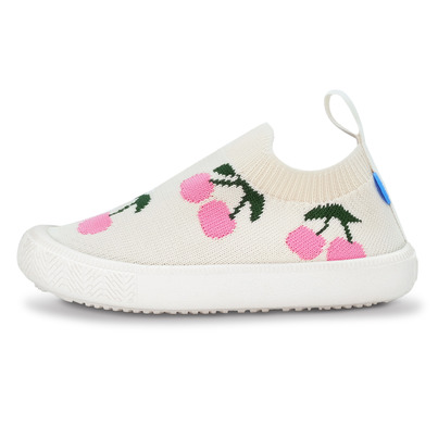 Jan & Jul Graphic Knit Shoes Cherries