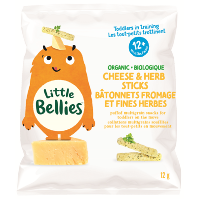Little Bellies Organic Cheese & Herb Puff Sticks