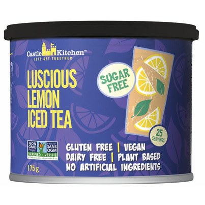 Castle Kitchen Sugar Free Luscious Lemon Iced Tea Mix