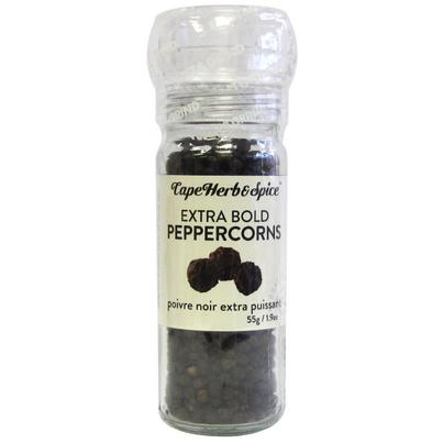 Cape Herb & Spice Table Top Grinder Extra Bold Peppercorns