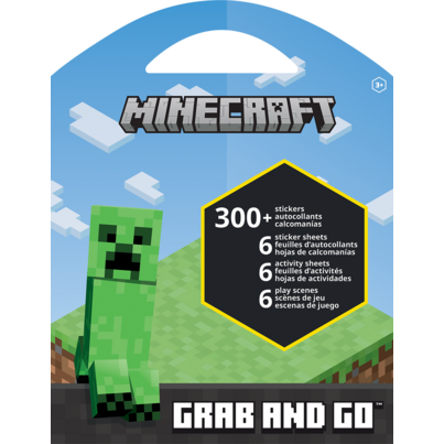 Trends Minecraft Grab & Go Sticker And Activity Book