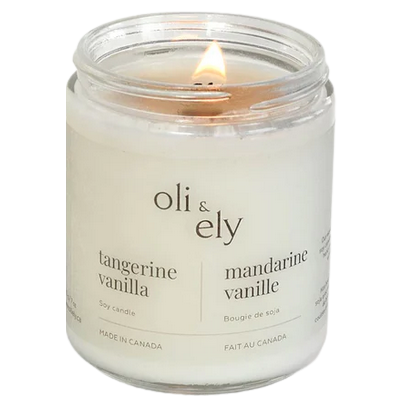 Oli & Ely Soy Candle Tangerine + Vanilla