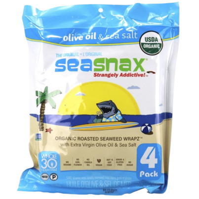 Sea Snax Roasted Original Seaweed Snack Grab & Go Family Pack