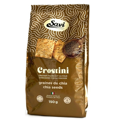 Savi Gourmet Crostini Chia Seeds