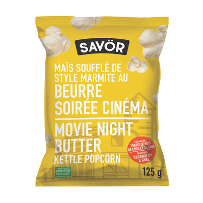 Savor Kettle Popcorn Movie Night Butter