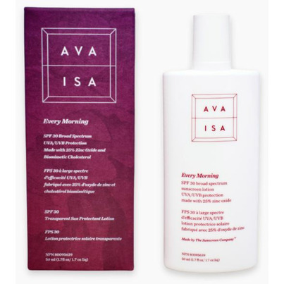 Ava Isa Every Morning All Mineral Sunscreen Lotion SPF 30