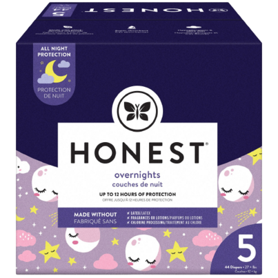 The Honest Company Overnight Diapers Club Pack Starry Night