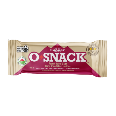 Hornby Organic O'Snack Peanut Butter & Jam