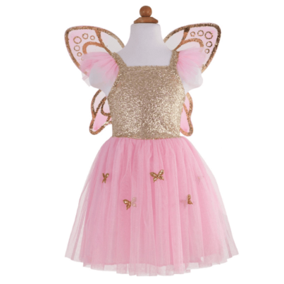Great Pretenders Gold Butterfly Dress And Wings