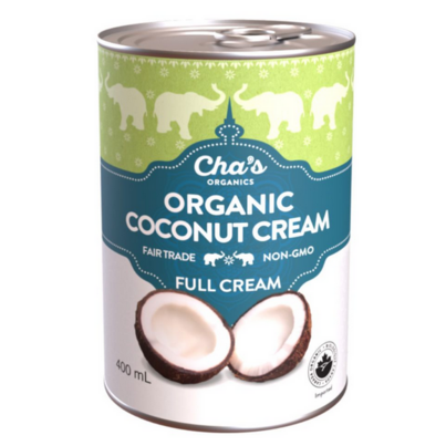 Cha's Organics Coconut Cream Full Cream