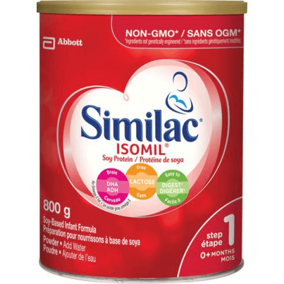 Similac Isomil Soy Based Infant Formula Powder With DHA