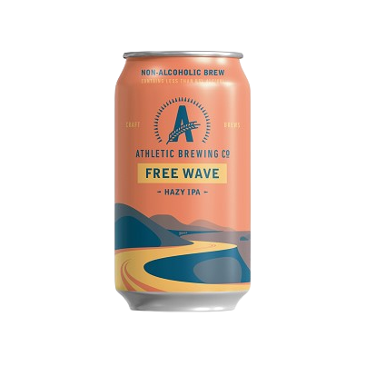 Athletic Brewing Co Non-Alcoholic Beer Free Wave