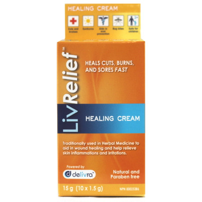 LivRelief Healing Cream Indivdual Packets