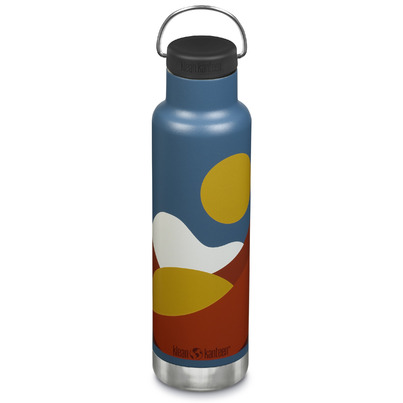 Klean Kanteen Insulated Classic Bottle With Loop Cap Mountains