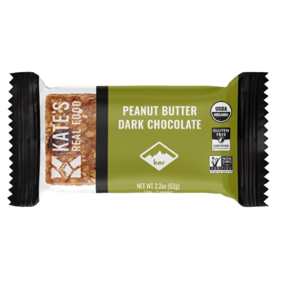 Kate's Real Food Energy Bar Peanut Butter Dark Chocolate