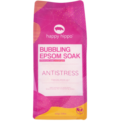 Happy Hippo Bubbling Epsom Salt Anti Stress