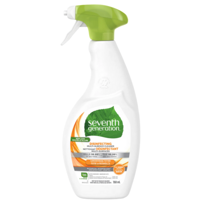 Seventh Generation Disinfecting Multi-Surface Cleaner Lemongrass Thyme