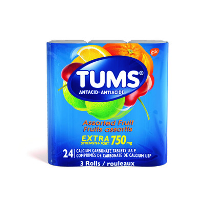 Tums Extra Strength Assorted Fruit