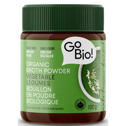 GoBIO! Organic Yeast-Free Vegetable Broth Powder