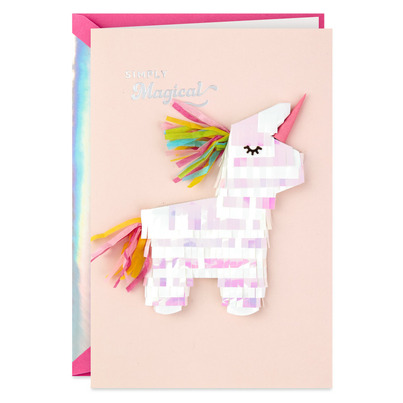 Hallmark Signature Birthday Card Magical Unicorn