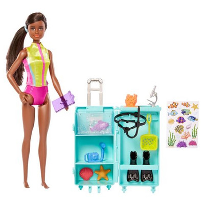 Barbie Marine Biologist Doll And Playset