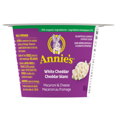 Annie's Homegrown Organic White Cheddar Mac & Cheese Cup