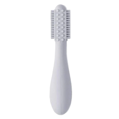 Ezpz Baby-Led Toothbrush Pewter