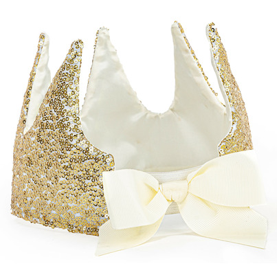 Great Pretenders Gracious Gold Sequins Crown