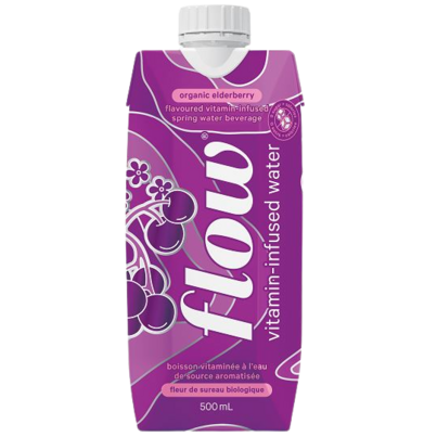 Flow Vitamin Infused Elderberry Spring Water